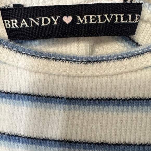 Brandy Melville Ribbed Striped Tank Mini Dress One Size (XS–S) - Picture 4 of 6